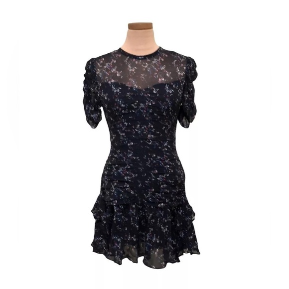 Tanya Taylor Silk Carti Dress 🖤 sz 8 - Picture 7 of 11